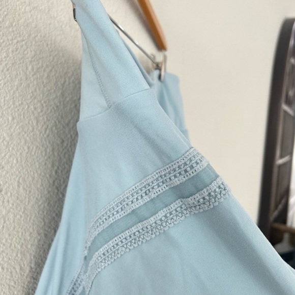 Free People Movement Pleats and Thank You Skort in Teal Blue Grey Tennis Skirt - Picture 5 of 9